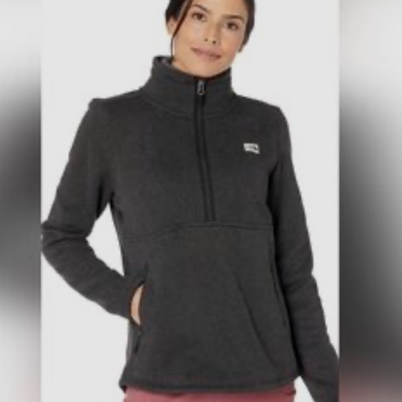 The North Face Jackets & Blazers - The North Face women’s crescent fleece Charcoal Gray Fleece Pullover size small